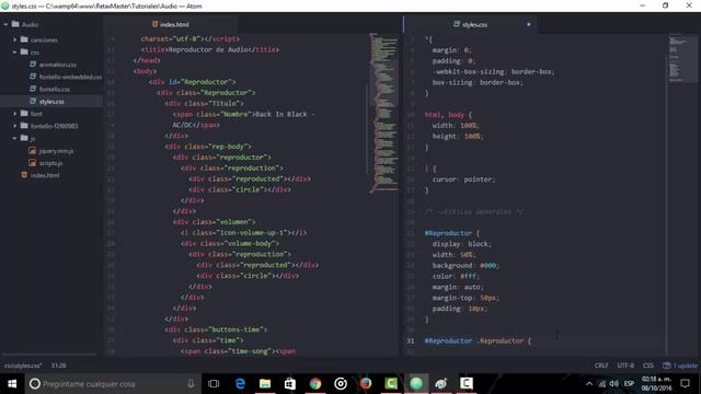 Como hacer un reproductor de Audio Personalizado con HTML, CSS y Js | Parte 3 (CSS) смотреть онлайн