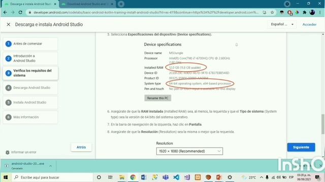 Instalación Android StudioIDE смотреть онлайн