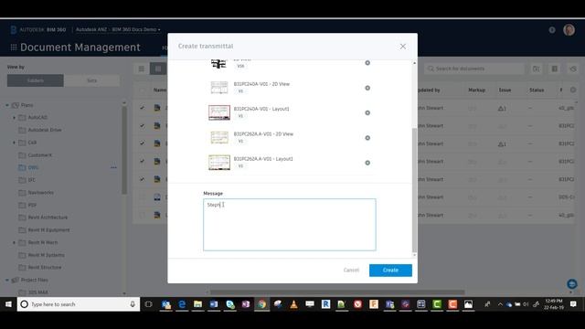 BIM 360 Docs Transmittals смотреть онлайн