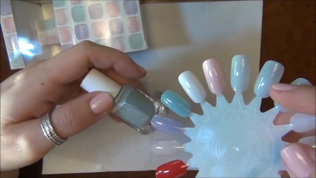 NAILS - essie - wedding collection 2012 mini cube nail wheels смотреть онлайн
