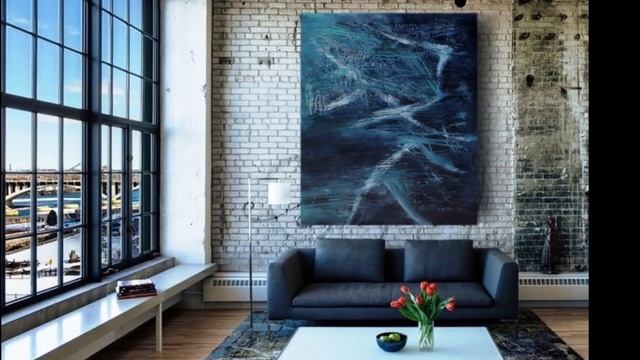 Картины больших размеров в интерьере. Художник Таня Фирн @Tanya_Firn смотреть онлайн