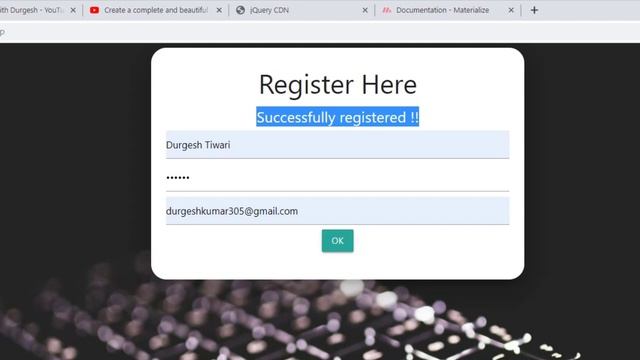 Registration Module #0 | Create Complete Ajax Based Registration Module using Java Servlet in hindi смотреть онлайн