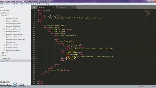 Simple Log in form using html,css,bootstrap (Tagalog) смотреть онлайн