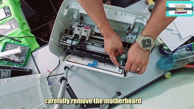 How to fix hp deskjet ink advantage 3635 paper jam #hp #hpdeskjet #paperjam #solution смотреть онлайн
