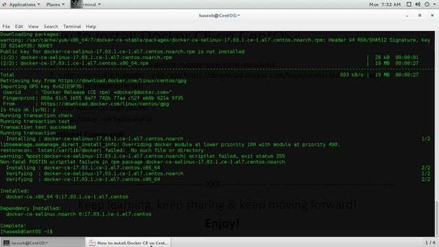 How to install Docker CE on CentOS? смотреть онлайн