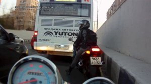 Поездка с работы на Baltmotors Classic 200