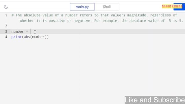 The absolute difference in python | Use absolute function in python 3 | Python tutorial смотреть онлайн