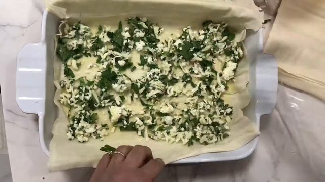 Ачма. Турецкая кухня. Пирог с сыром (баница). смотреть онлайн