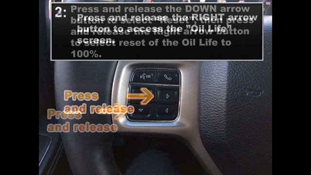 Dodge Ram 2014- Service Indicator Reset Guide смотреть онлайн