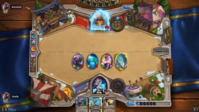 Hearthstone 6806 Rank 17 Mage vs Warrior! Season 2016 November смотреть онлайн