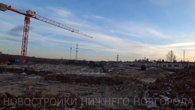 ЖК "Новая Кузнечиха" Строительство паркинга || Нижегородский район. Новостройки Нижнего Новгорода смотреть онлайн
