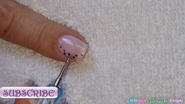 Easy Nail Art #1 | Elegant Lavender Nails | DIY Pastel Nail Design смотреть онлайн