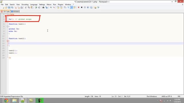 How to Set Global Variables in PHP смотреть онлайн