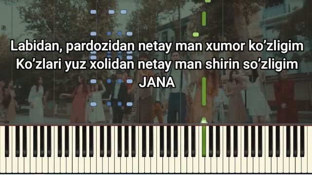 Muhammadziyo-Labidan | PIANO VERSION | KARAOKE | LYRCS | MINUS #muhammadziyo #music #trend смотреть онлайн