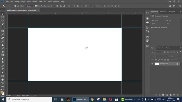 Simple and Elegant Business Card Design - Adobe Photoshop смотреть онлайн