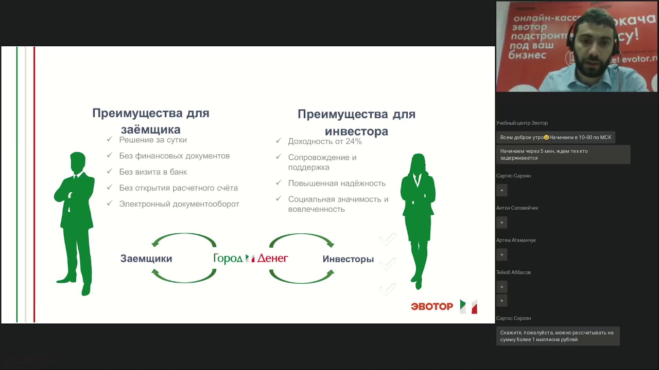 Онлайн-сервис «Город денег»: как получить займ на развитие бизнеса без залога и бюрократии смотреть онлайн