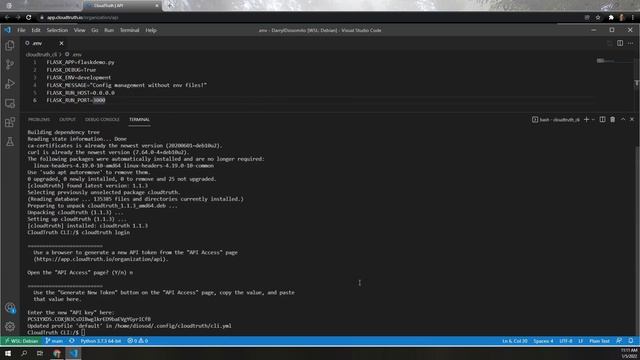 Using the CloudTruth CLI to import an ENV file смотреть онлайн