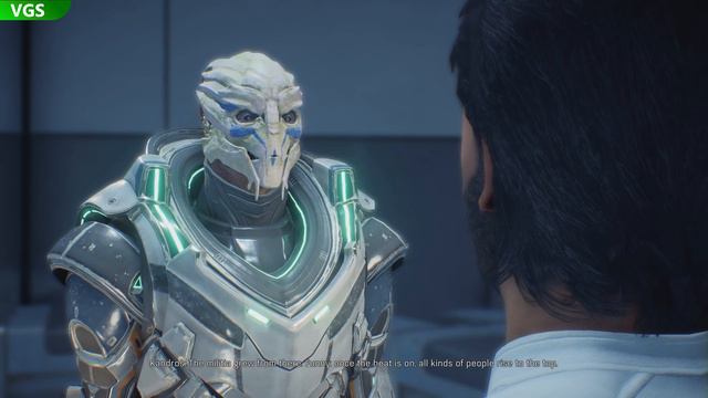 Mass Effect Andromeda: Meeting Military Leader Kandros смотреть онлайн