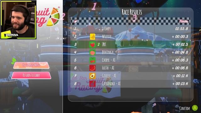 THE NEW MARIO KART? (All-Star Fruit Racing) смотреть онлайн