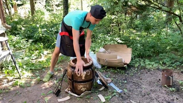 Распаковка тандыра Баран от Барельеф. Что идет в комплекте? | Вкус Огня смотреть онлайн