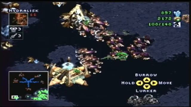 N64 Starcraft Zerg Brood War walkthrough ''Drawing of the Web'' (Part 2/3) смотреть онлайн