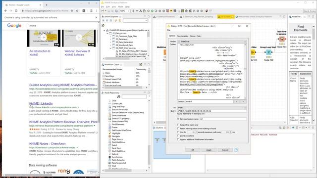 Knime - Selenium Nodes Navigate to Multiple URLs смотреть онлайн