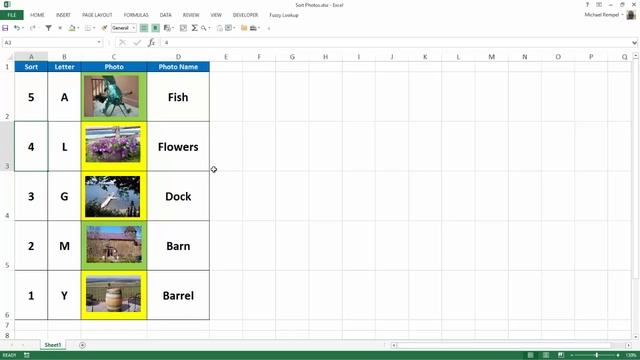 How To Sort Data With Photos or Images In Excel смотреть онлайн