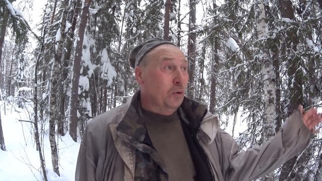проверка капканов на куницу,пью чай. смотреть онлайн