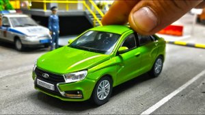 Моделька машины ЛАДА ВЕСТА Автолегенды новая эпоха №1. Про машинки.