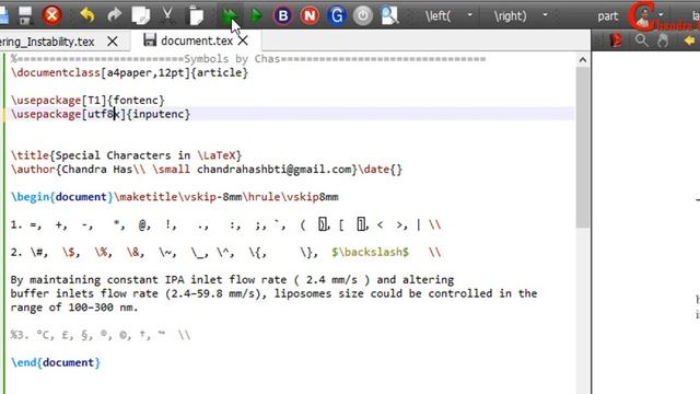 How to use Special Characters/Symbols in LaTeX (LaTeX: Tips/Solution-19) смотреть онлайн