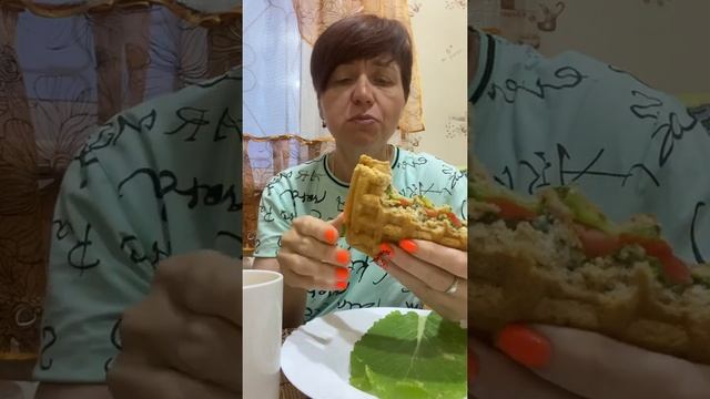 Мукбанг завтрак