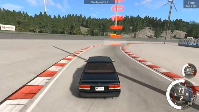 BeamNG.drive Driving School Training 5: Corner Speeds HD смотреть онлайн