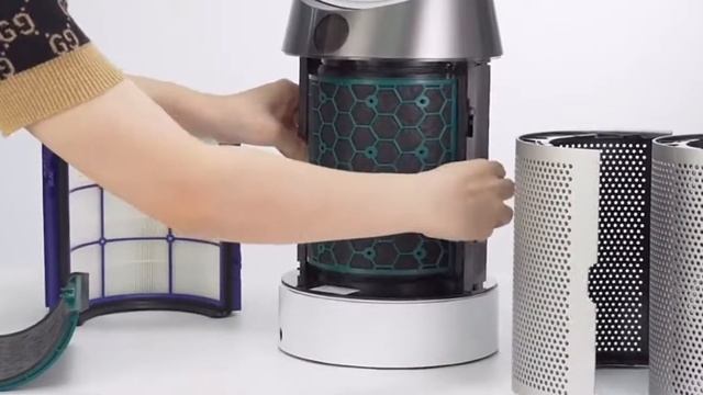 Dyson HP04 air purifier filter replacement demonstration смотреть онлайн