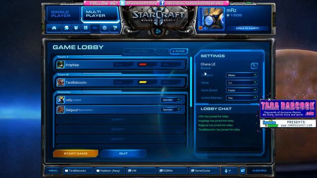 Tara Babcock (T) vs. Kingdopp (Z) - Gameclucks StarCraft II Tournament April 2012 смотреть онлайн