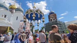 Колокольный звон в  Троице-Сергиевой лавре (перекличка колоколен), 12.06.22