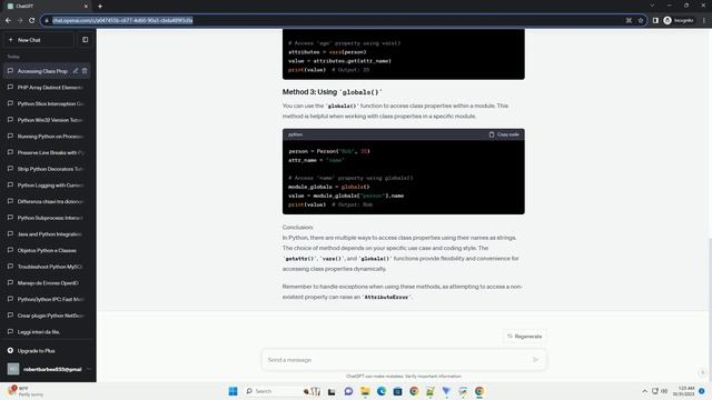 Python access class property from string смотреть онлайн