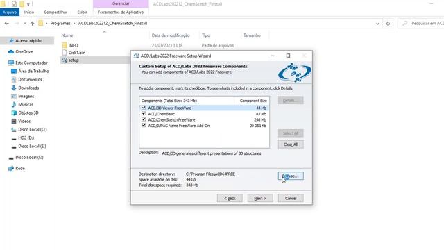 Instalando o Software Chemsketch no Windows смотреть онлайн