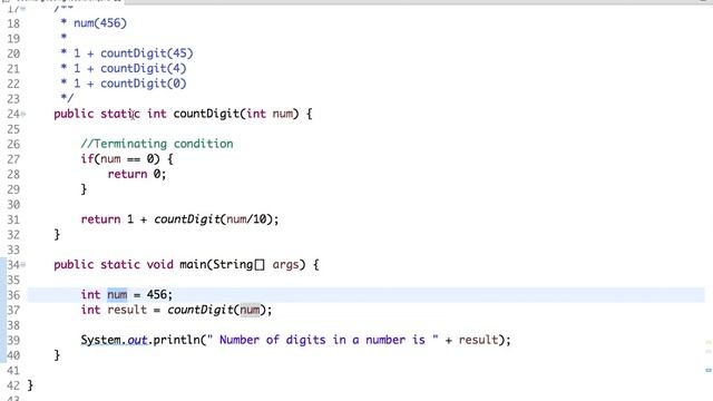 How to Count Number of Digits in a Number using Recursion смотреть онлайн
