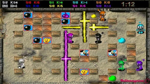 Play For Fun: Atomic Bomberman - All Battle Stages + Download Link смотреть онлайн