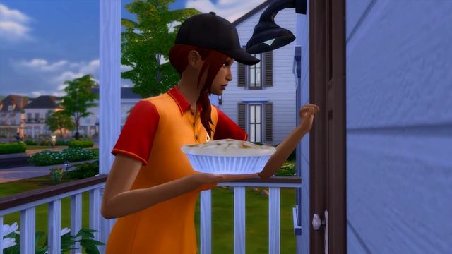 THE SIMS 4 | FOOD DELIVERY | Get Food Delivered To YOUR Door! смотреть онлайн