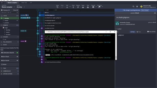 Curso Experto en Git || 8.-Stash en git y Stash POP смотреть онлайн