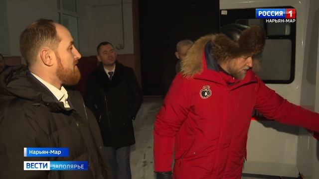 Подарок к юбилею. Автопарк скорой помощи Ненецкого округа пополнили семь новых машин смотреть онлайн