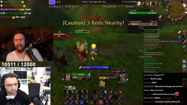 Asmongold Reacts To Mizkif's Death In Hardcore WoW