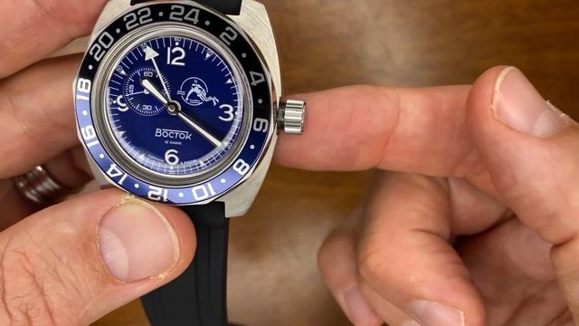 VOSTOK Amphibia GMT Batman 710862 full review - My Favorite Vostok смотреть онлайн
