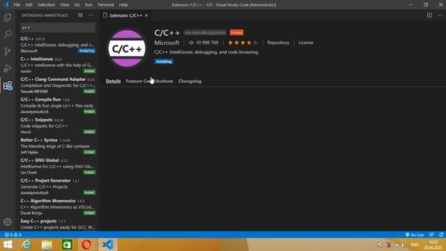 Настройка редактора VS Code для разработки на языках программирования C и C++ смотреть онлайн
