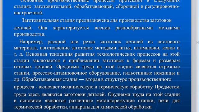 2 1 Понятие о производственном процессе
