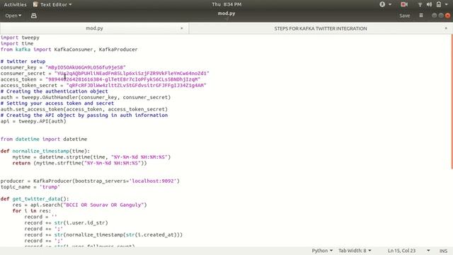Apache Kafka : Working with Streaming Twitter Data Using Kafka смотреть онлайн
