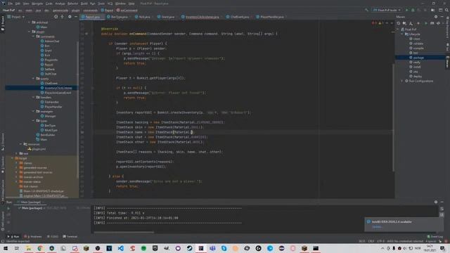 Minecraft | Coding a plugin for my server! смотреть онлайн