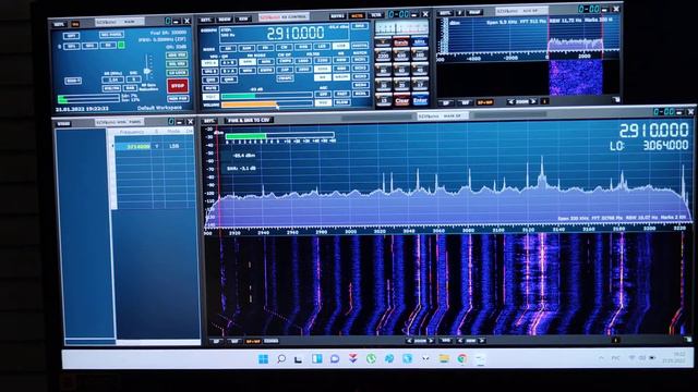 SDRplay RSP1A. Вечерний эфир. 80, 160 метров SSB, 3 мгц и средние волны.