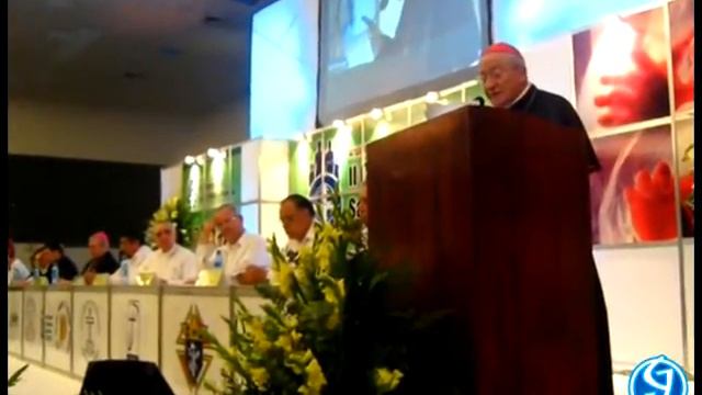 CSVF 12 - Cardenal Ennio Antonelli - Mensaje de Inauguración смотреть онлайн